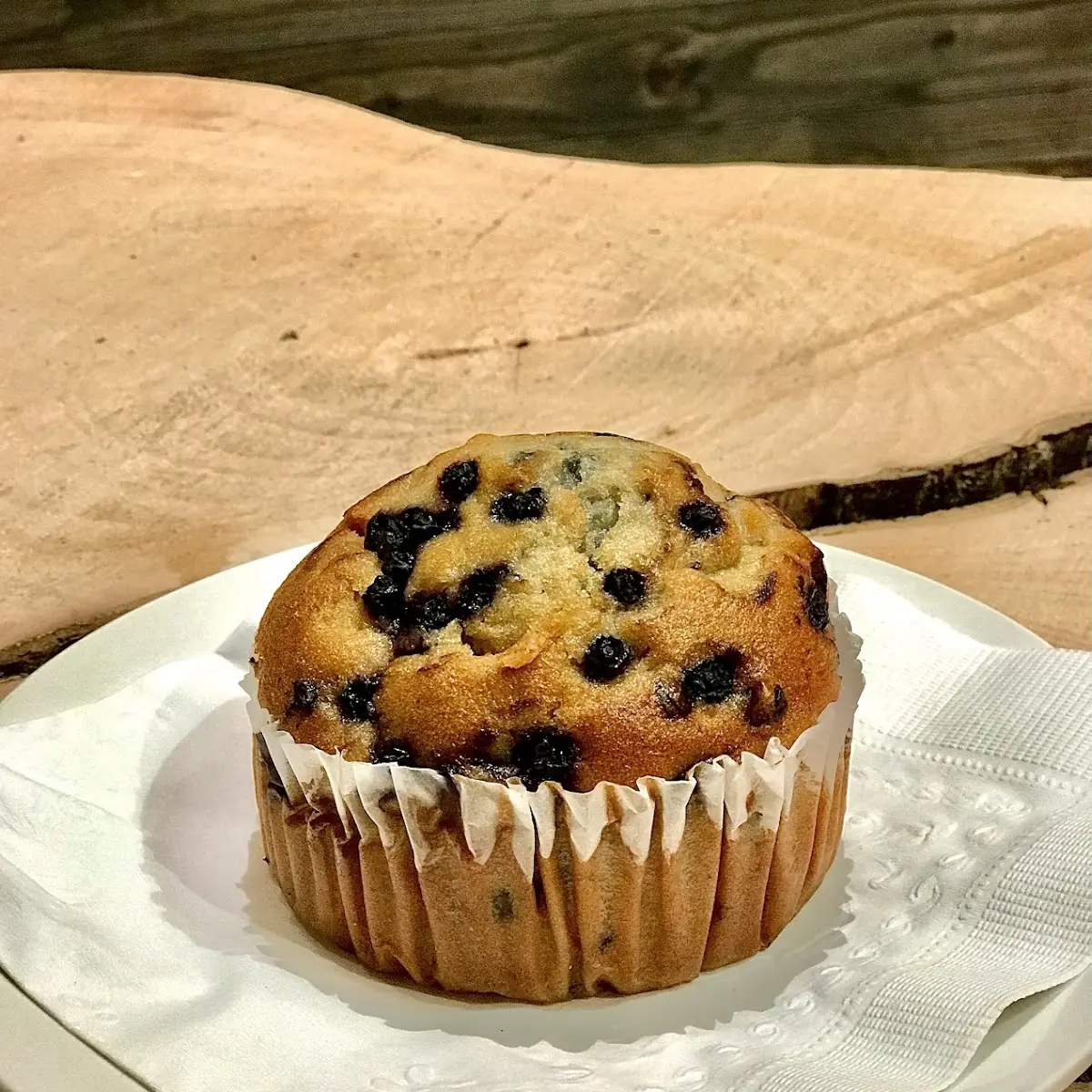 White Gummi Bear Blueberry Muffin