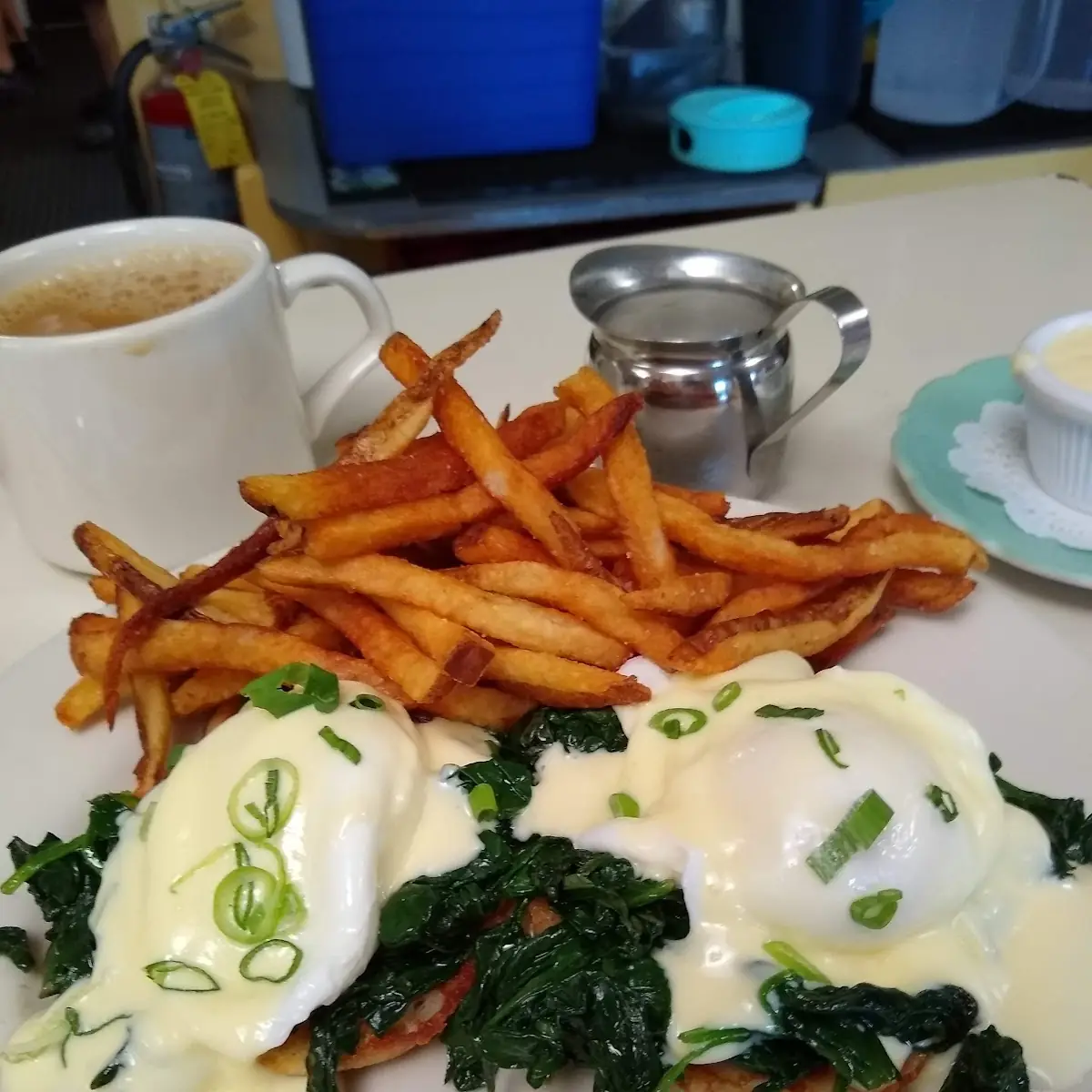 Florentine Benedict Hand Cut Fries