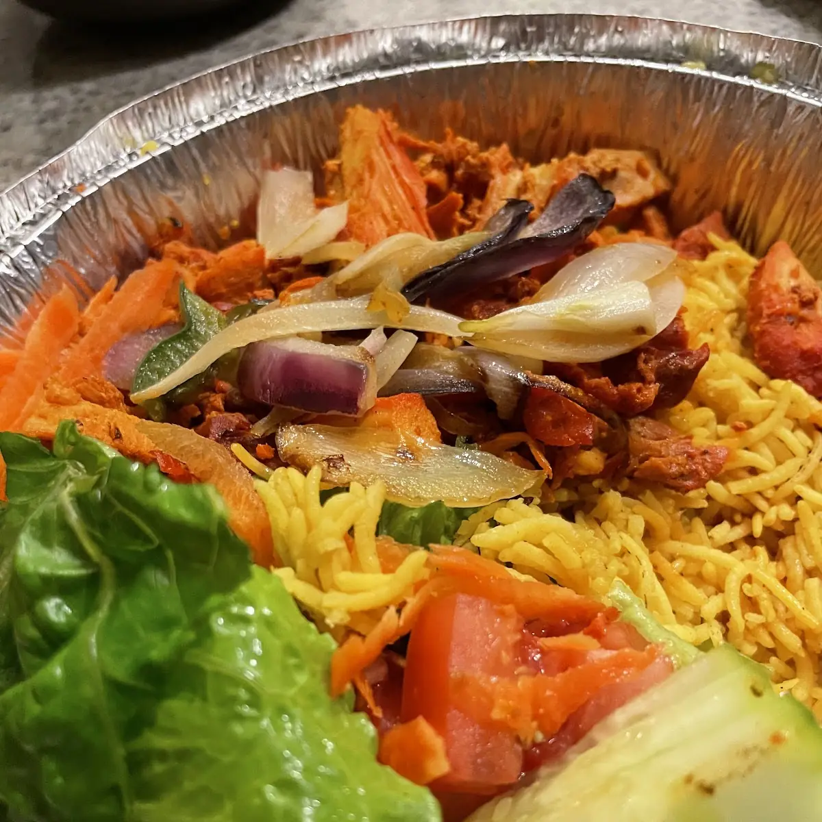 Halal Chicken Shawarma Plate