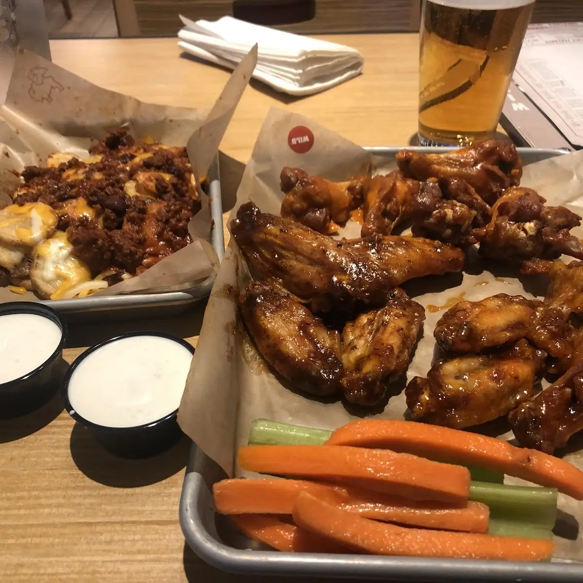 Parmesan and BBQ Wings