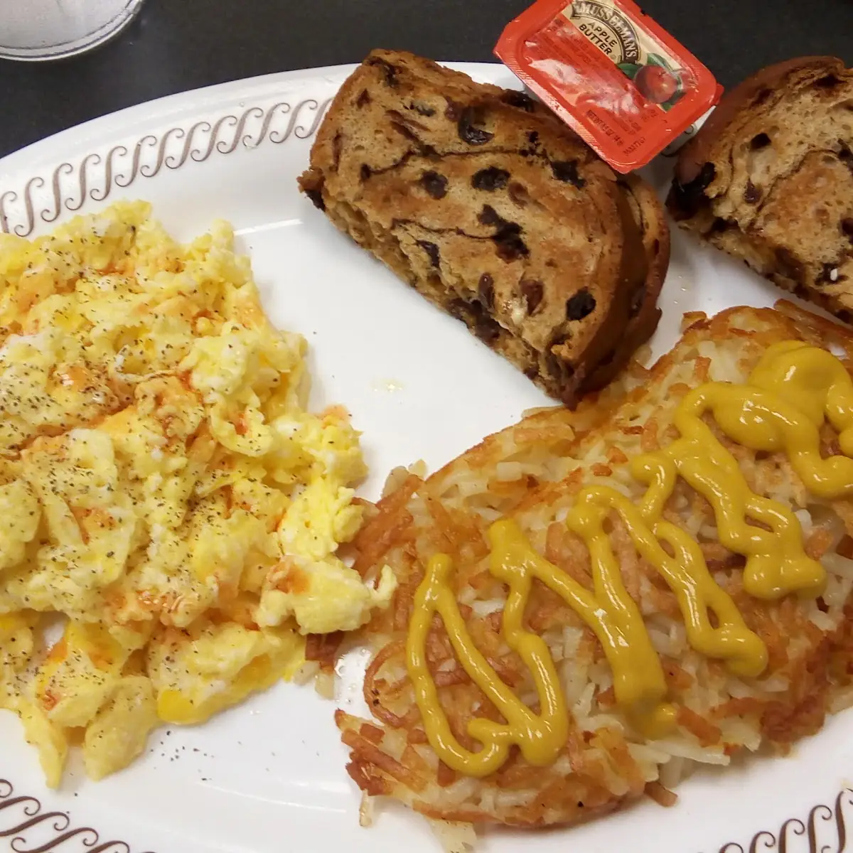 Cheese N' Eggs with Raisin Toast