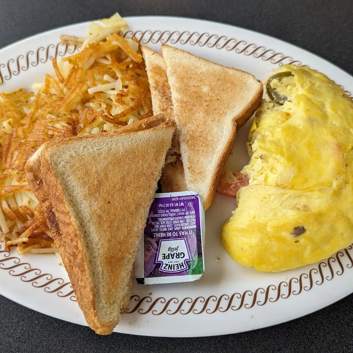Egg & Cheese Melt Plate