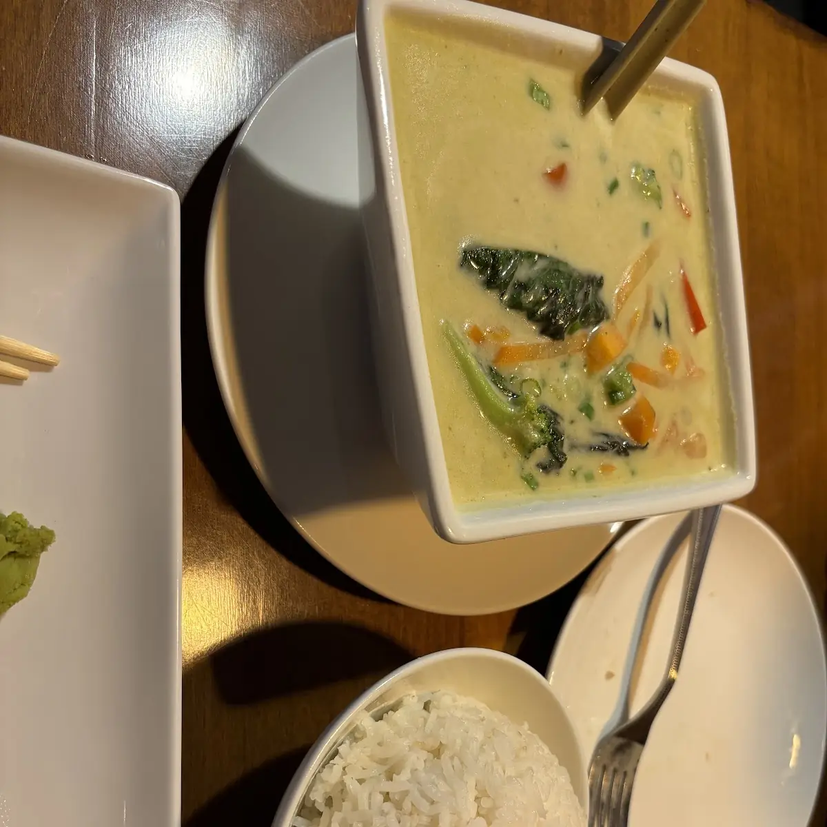 Green Curry and Sticky Rice