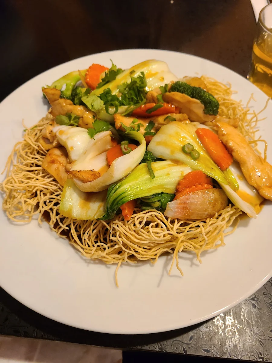 Stir Fry with Crispy Egg Noodles, The Nguyen's Vietnamese Family Restaurant