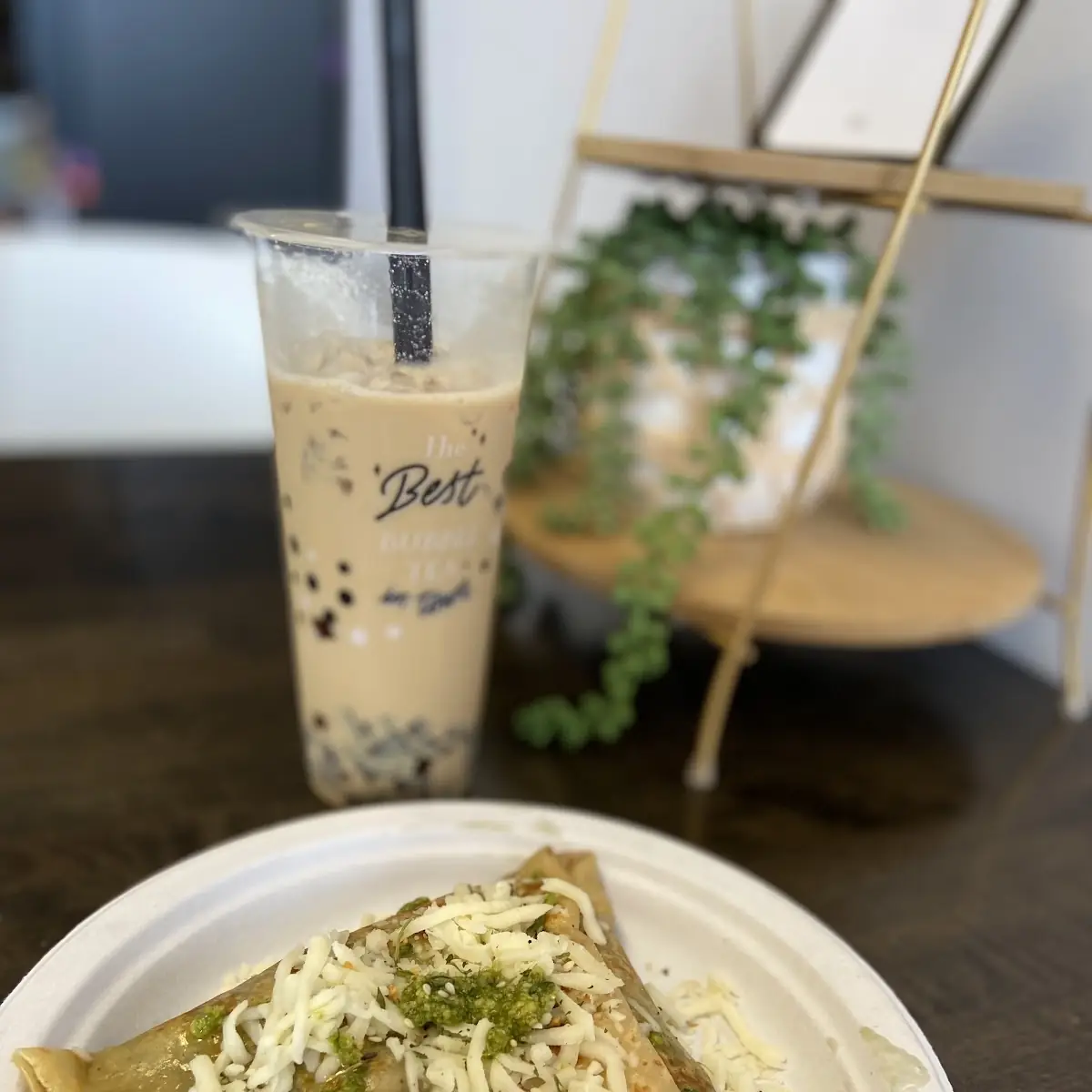 Pesto Chicken Crepes