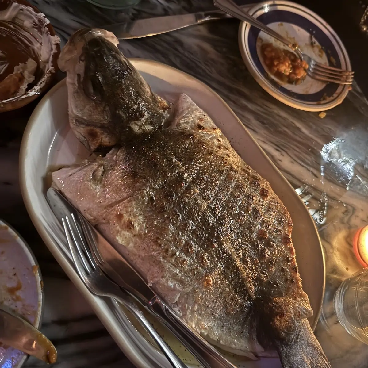 Whole Branzino