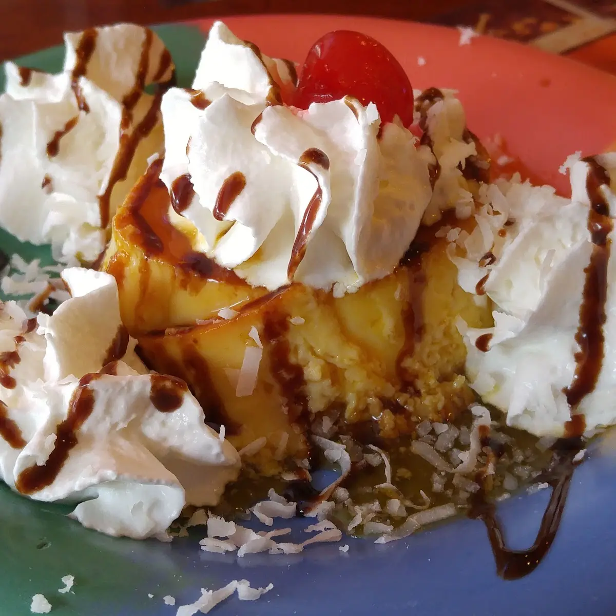 Flan de coco
