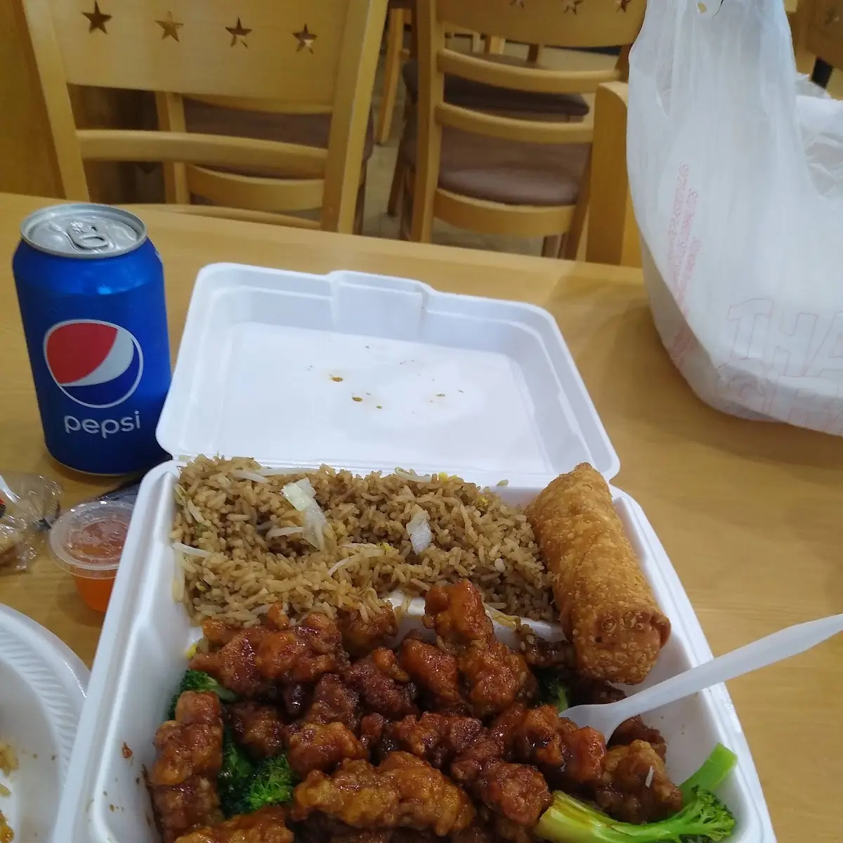 Sesame Chicken Fried Rice