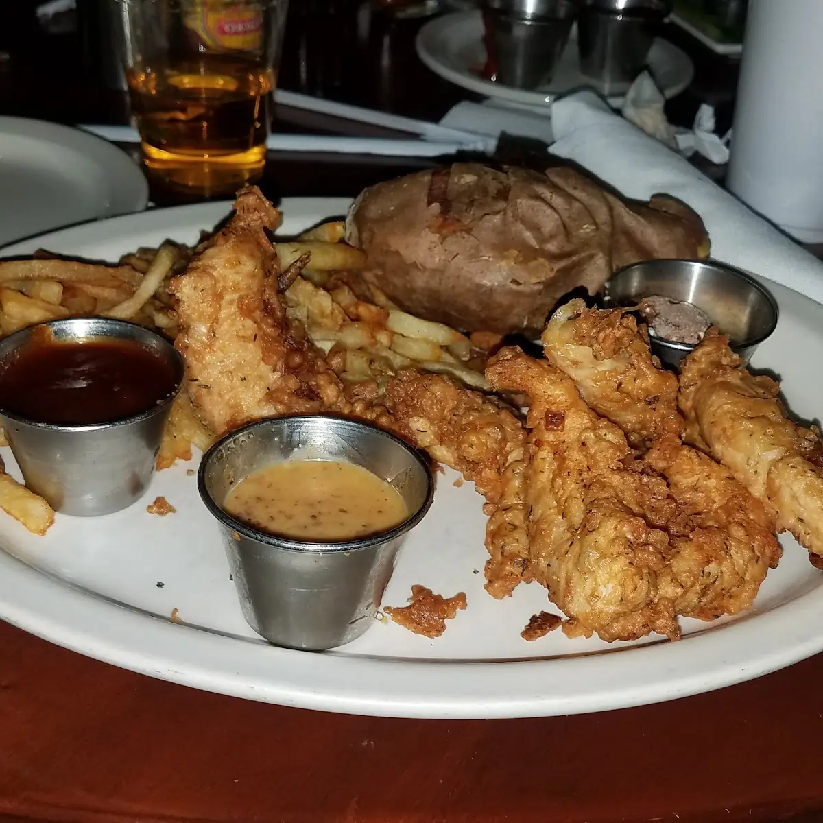 Chicken Supremes and Fries