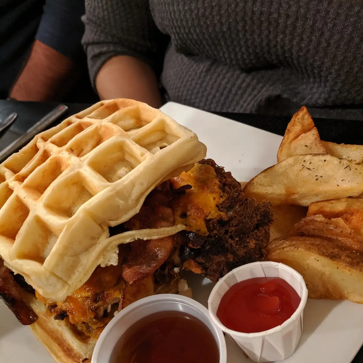 Buttermilk Chicken and Waffles
