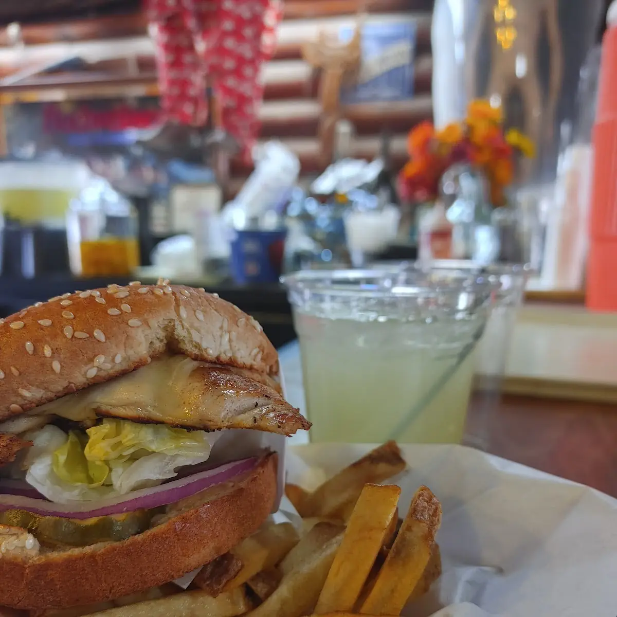 Grilled Chicken Sandwich with Lemonade Vodka
