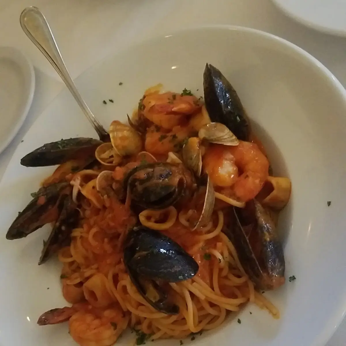 Spaghetti with Seafood Fra Diavolo