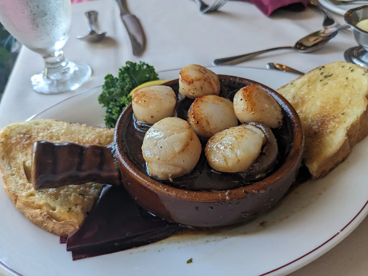 Scallops with Garlic Sauce