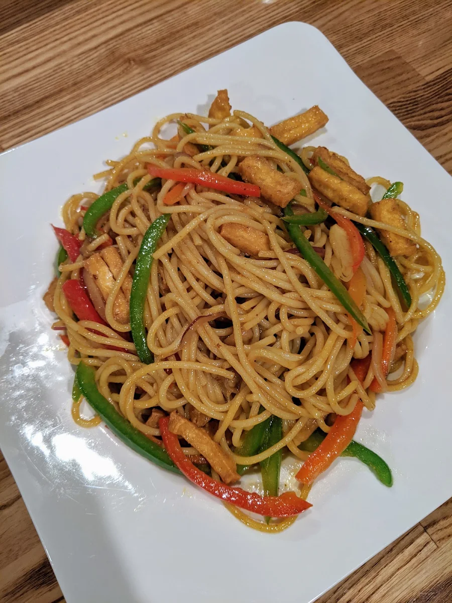 Veggie Spaghetti with Tofu