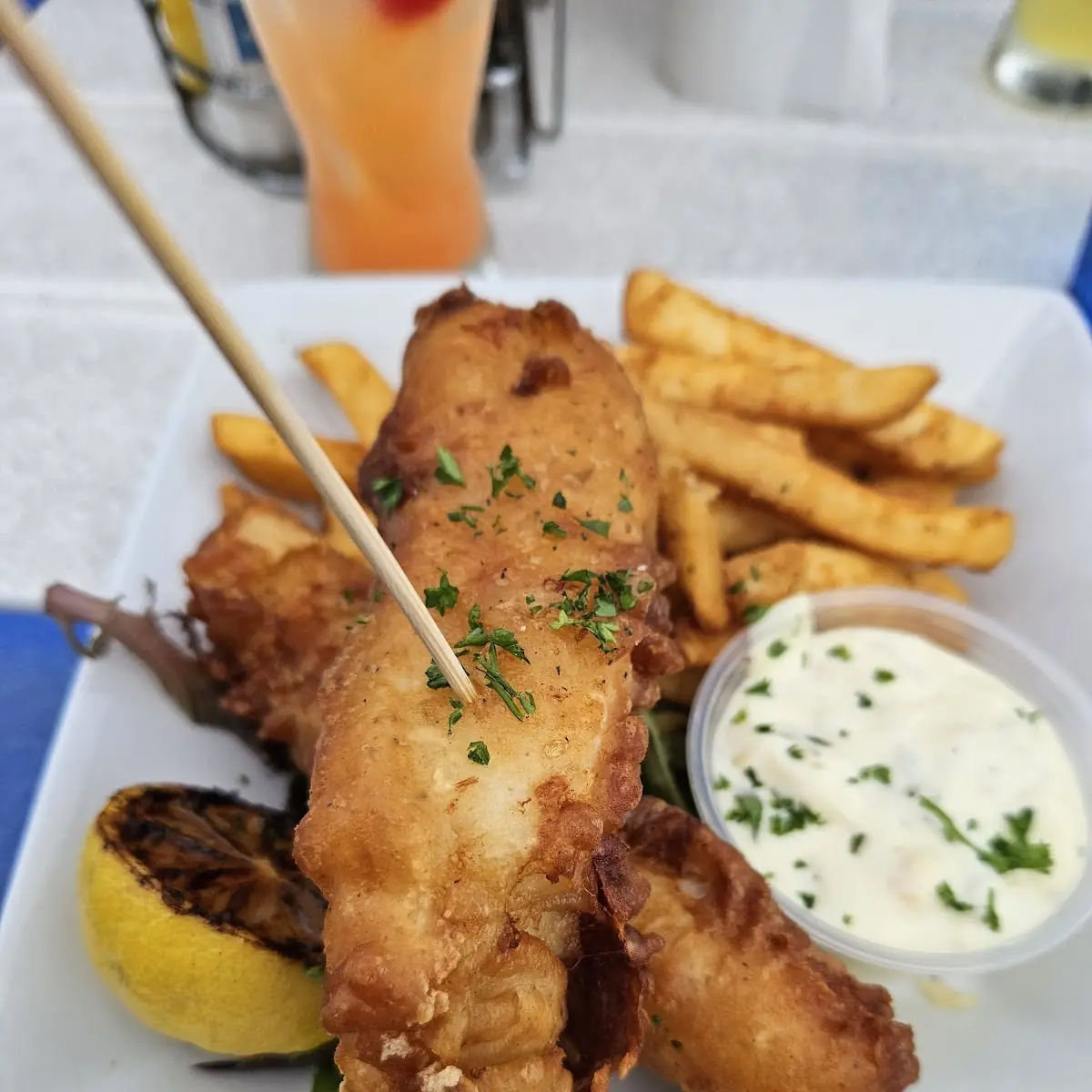 Battered Fish and Chips Special