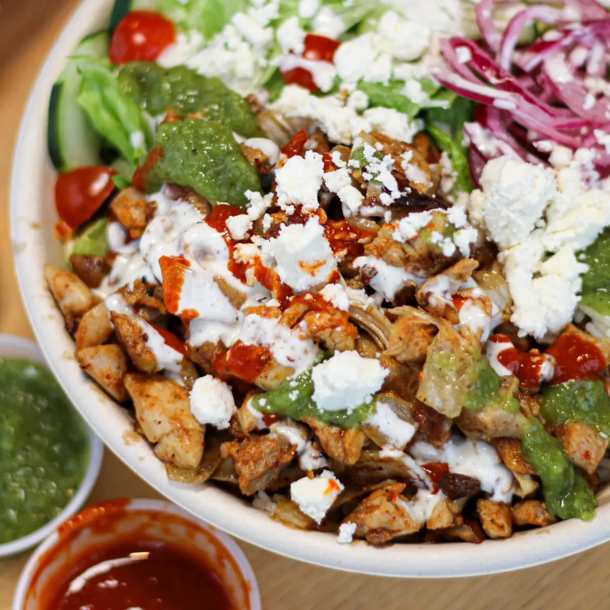 Gyro Rice Tray