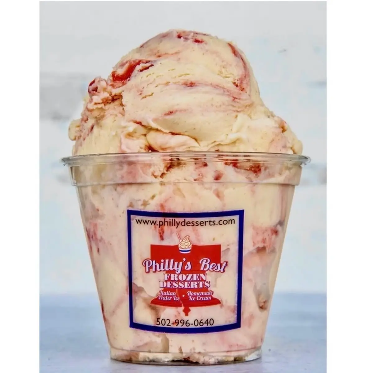 Philly's Best Strawberry Cheesecake Ice Cream