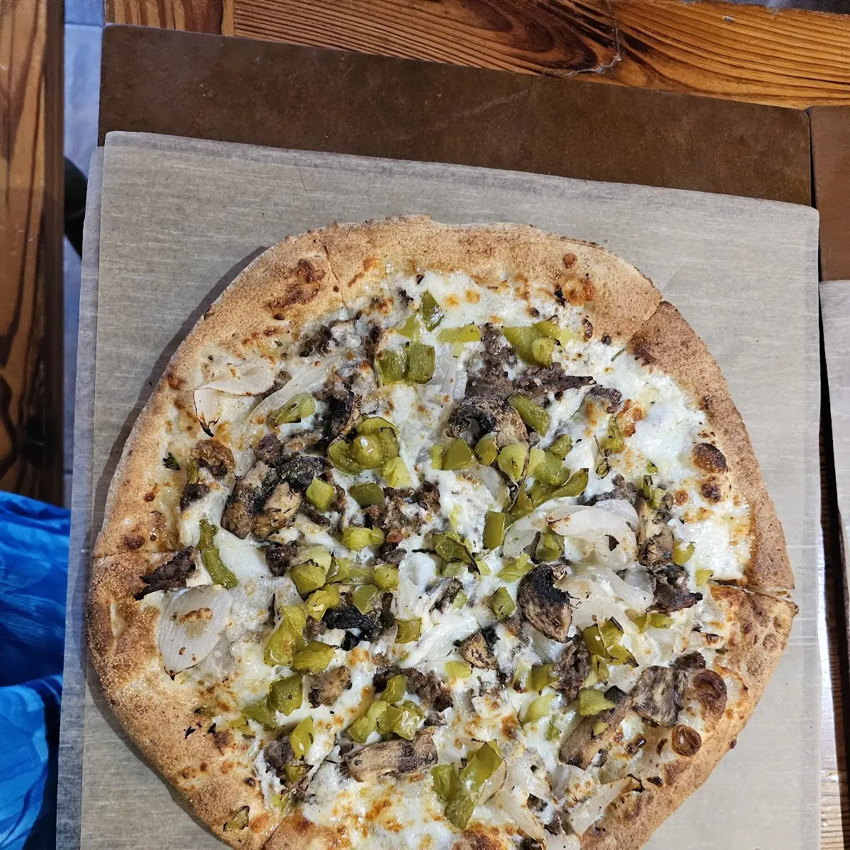 Philly Cheese snd Steak Pizza