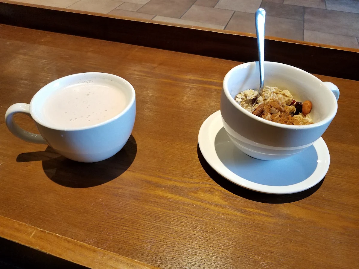 Chai Latte and Oatmeal