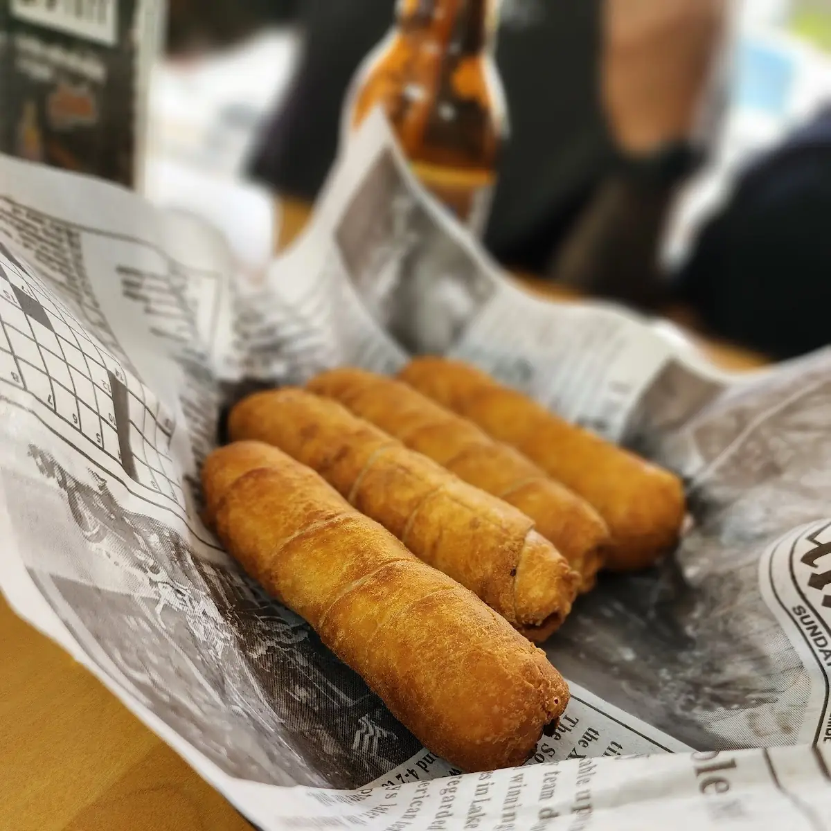 Fried Cheese Bread Sticks