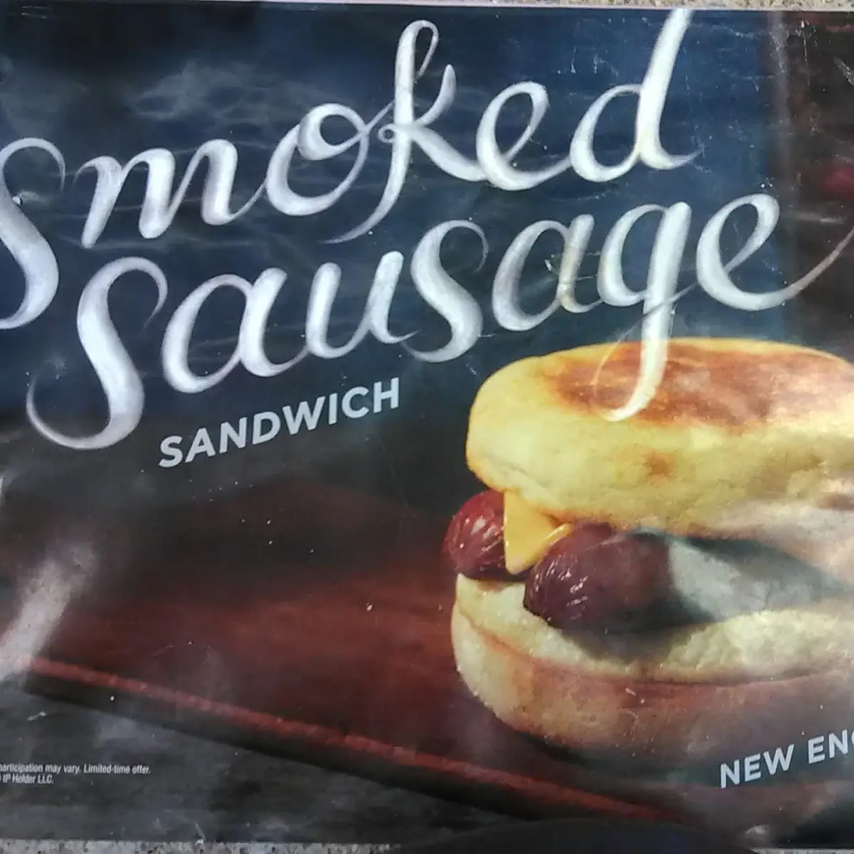 Smoked Sausage and Egg Sandwich