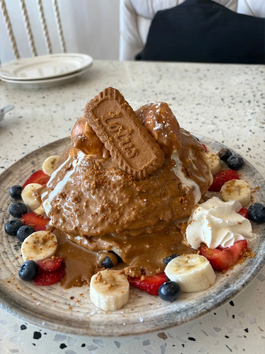 Biscoff Lotus Pancake, Eggstatic Hamilton