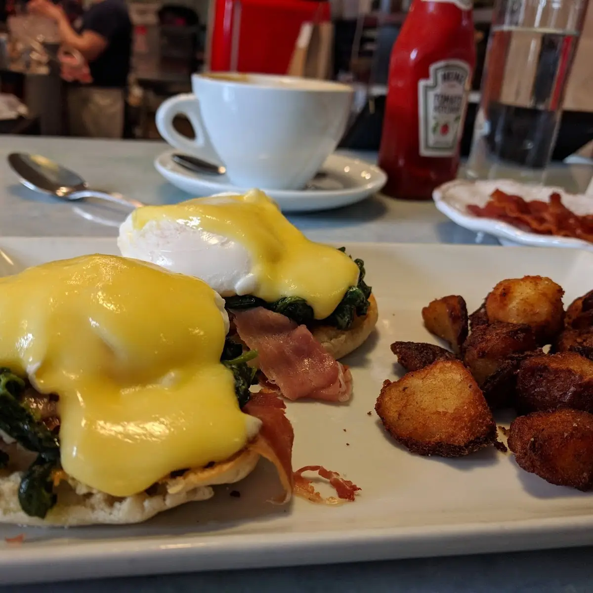 Porchetta Eggs Benedict