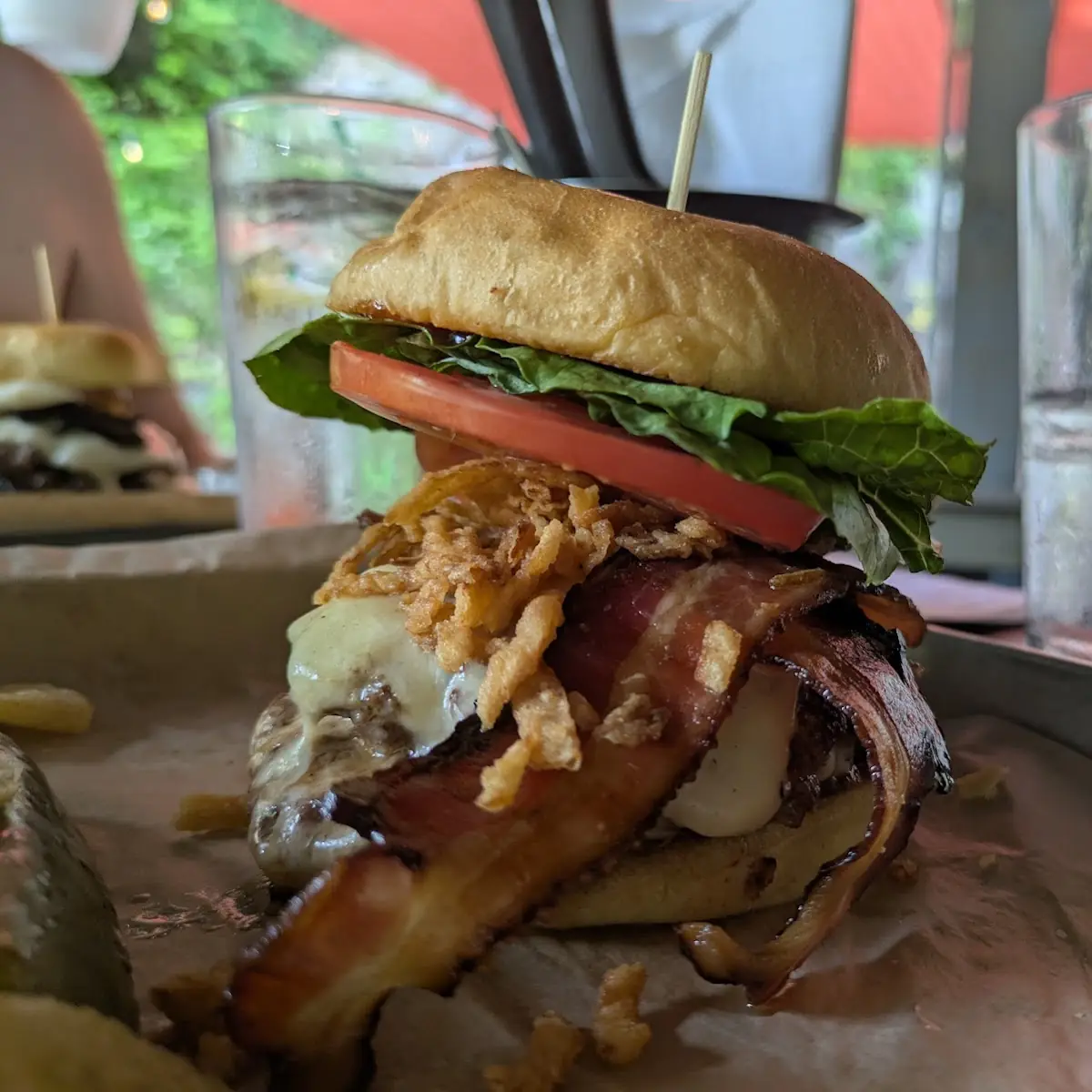 Whiskey BBQ Bacon Burger