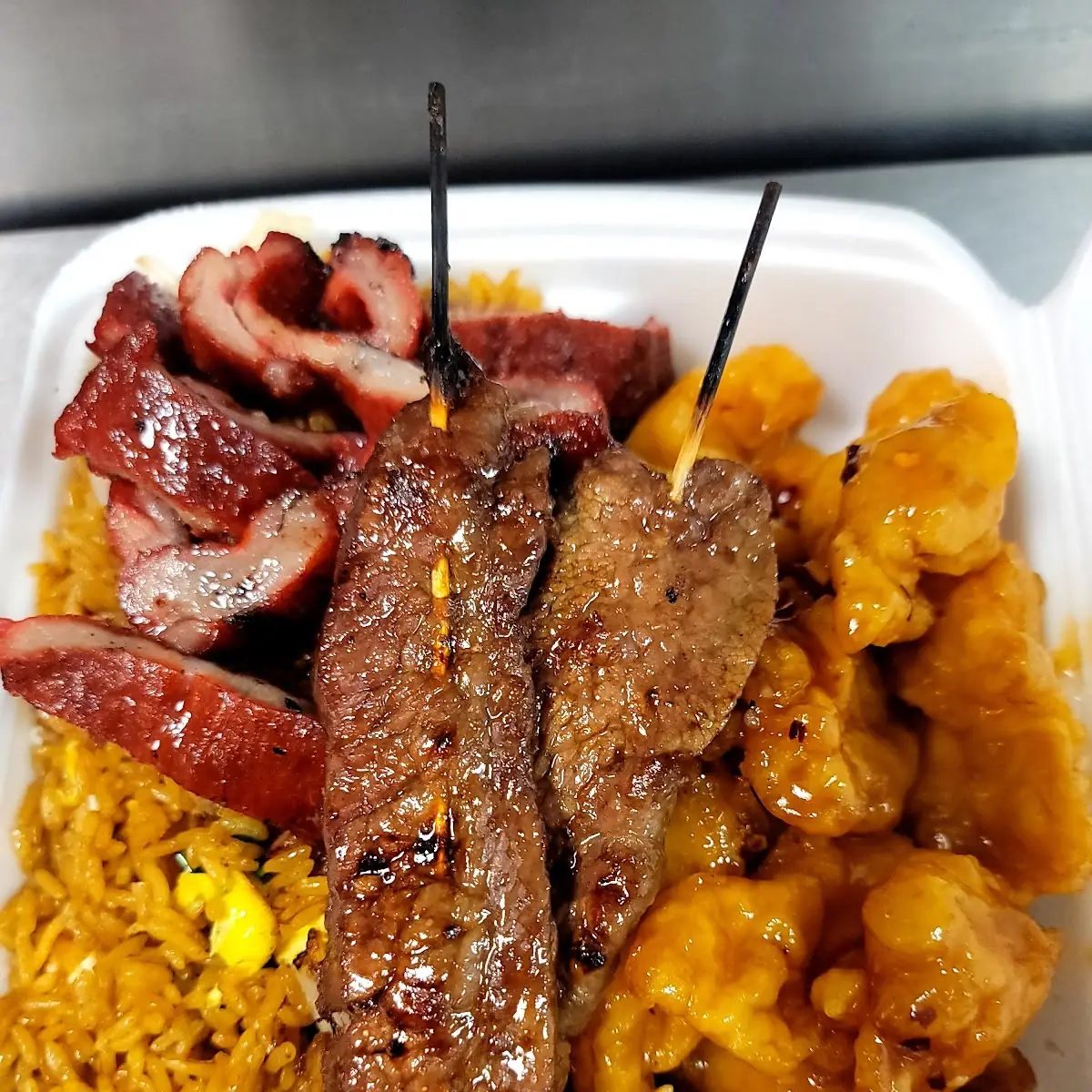 Combo Pick 3 w Shrimp Fried Rice