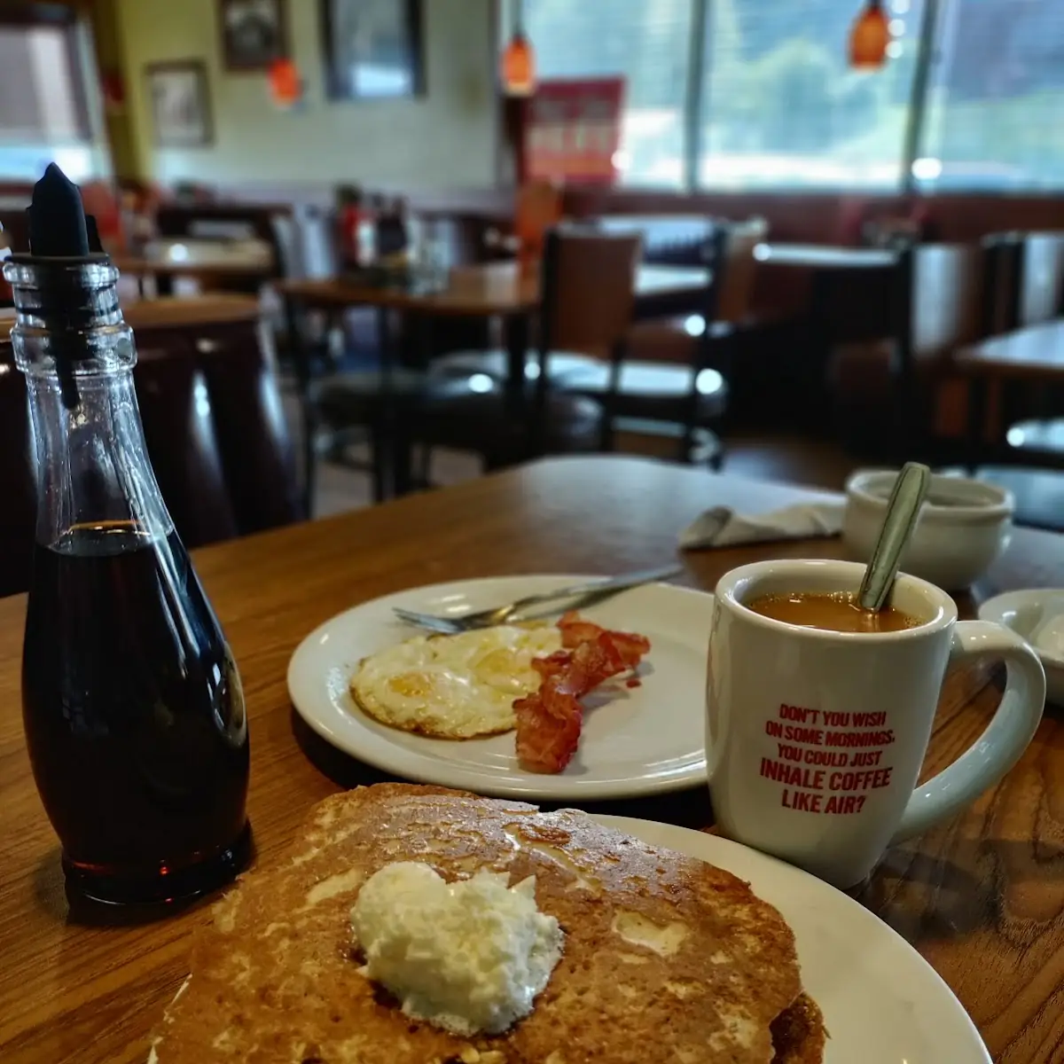 Hearty 9-Grain Pancake Breakfast