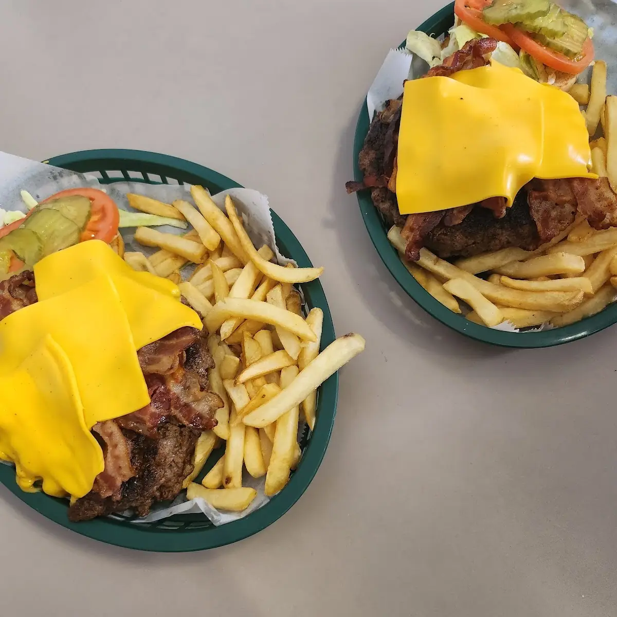 Double Grover Cheese Burger