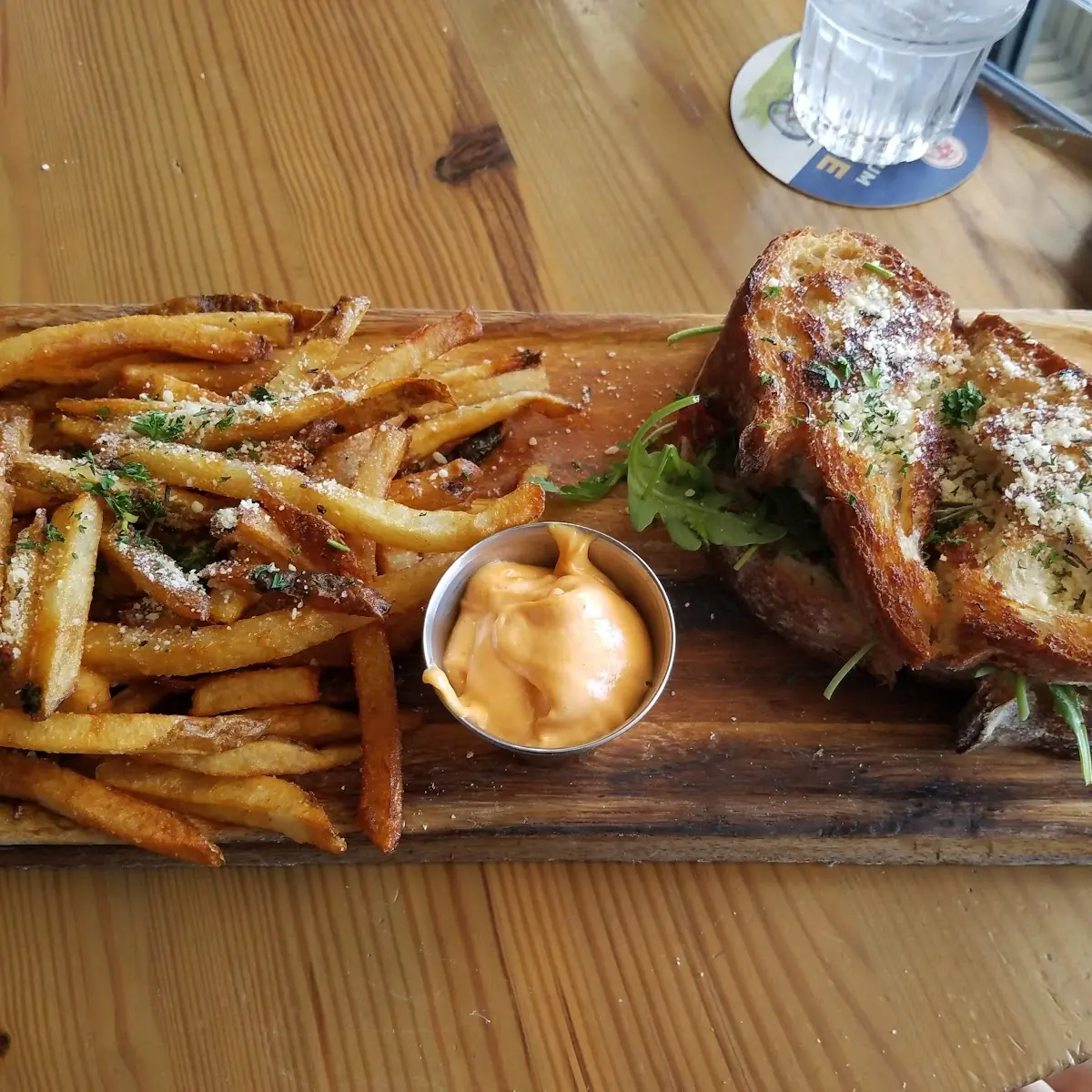 Grilled Cheese Sandwich Frites