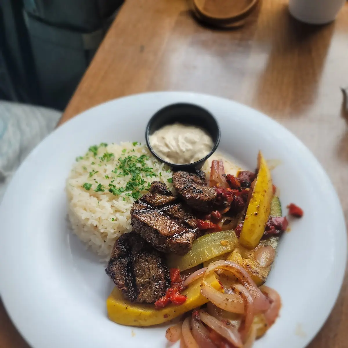 Grilled Beef with Mixed Vegetables