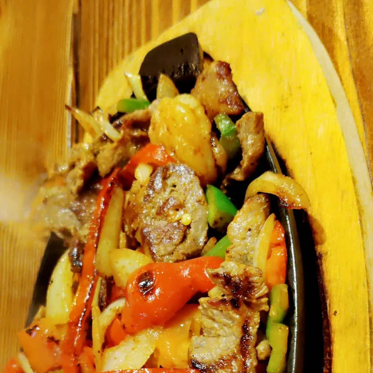 Shrimp Steak Fajitas