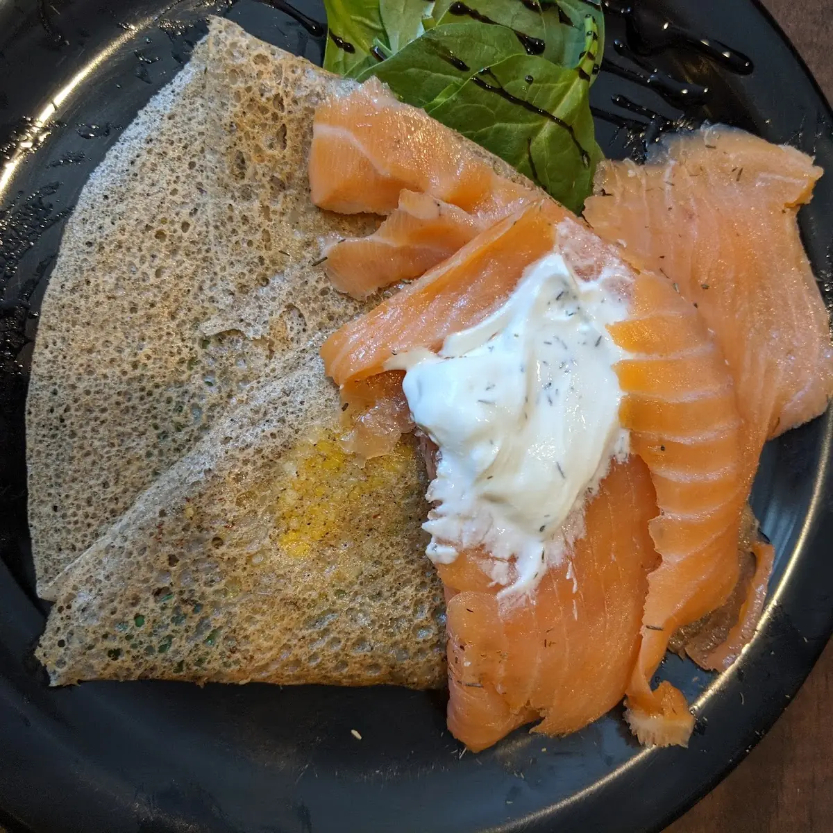 Smoked Salmon Crepe