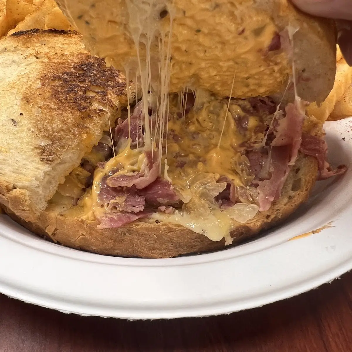 Hot Corned Beef Sandwich