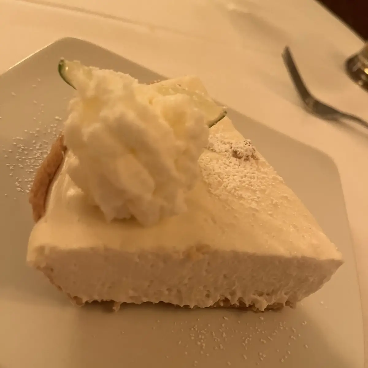 Key Lime Pie Slice