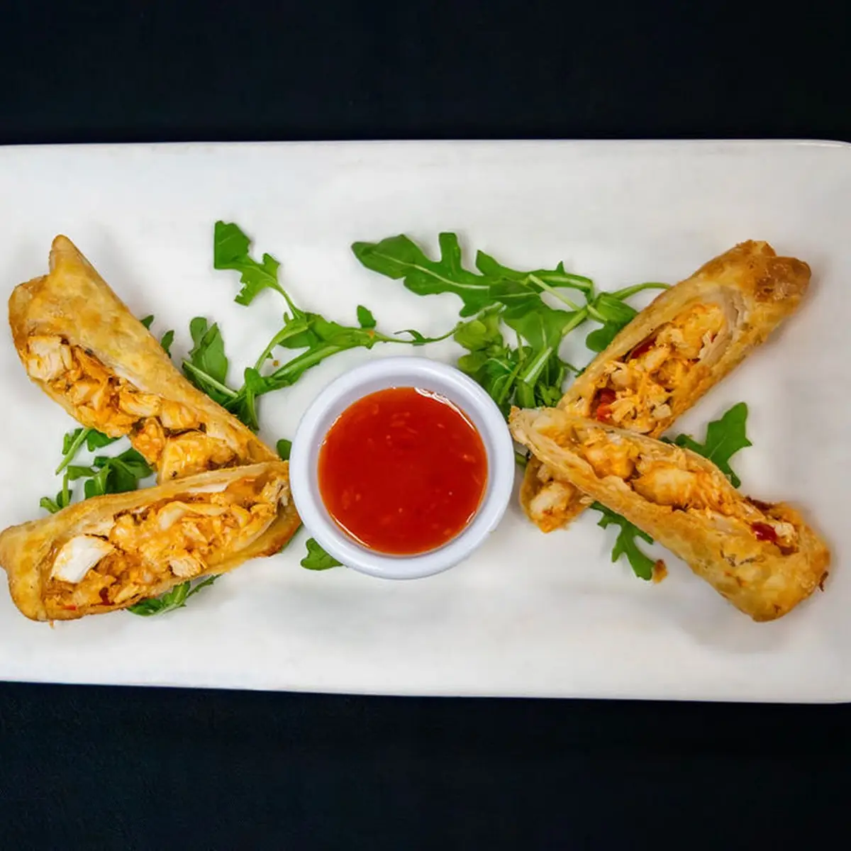 Spicy Chicken Egg Rolls