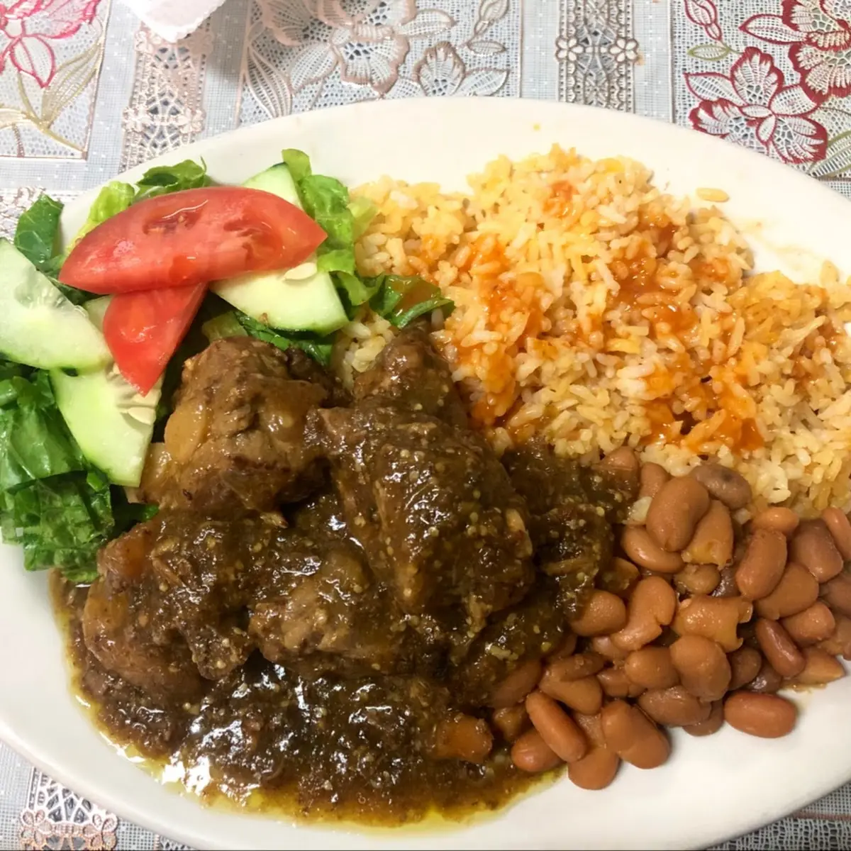 Pork Ribs in Green Sauce