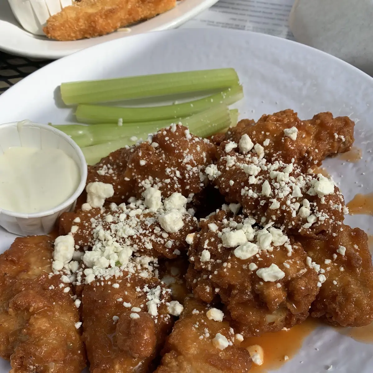 Bleu Buffalo Wings