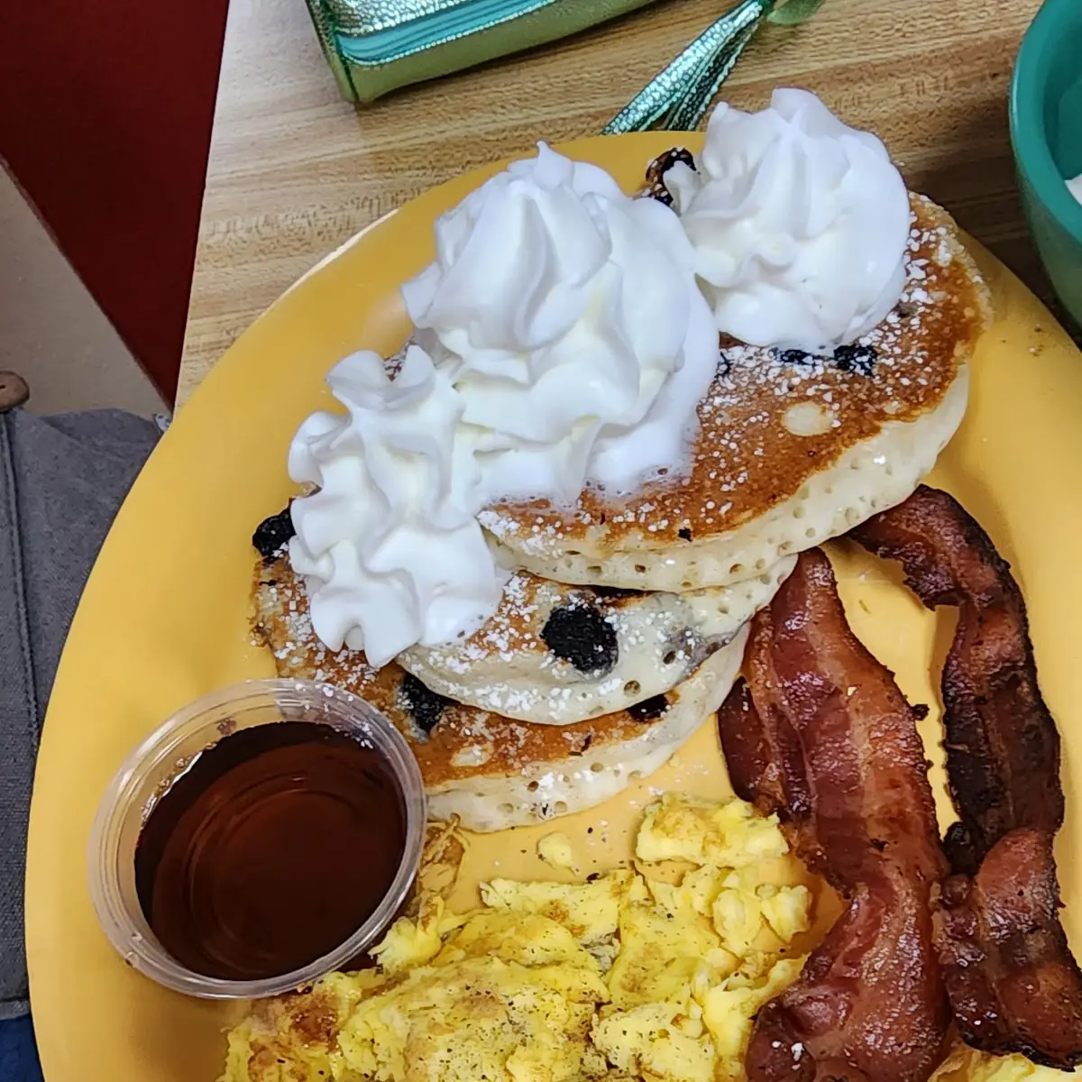 Blueberry Pancake Combo