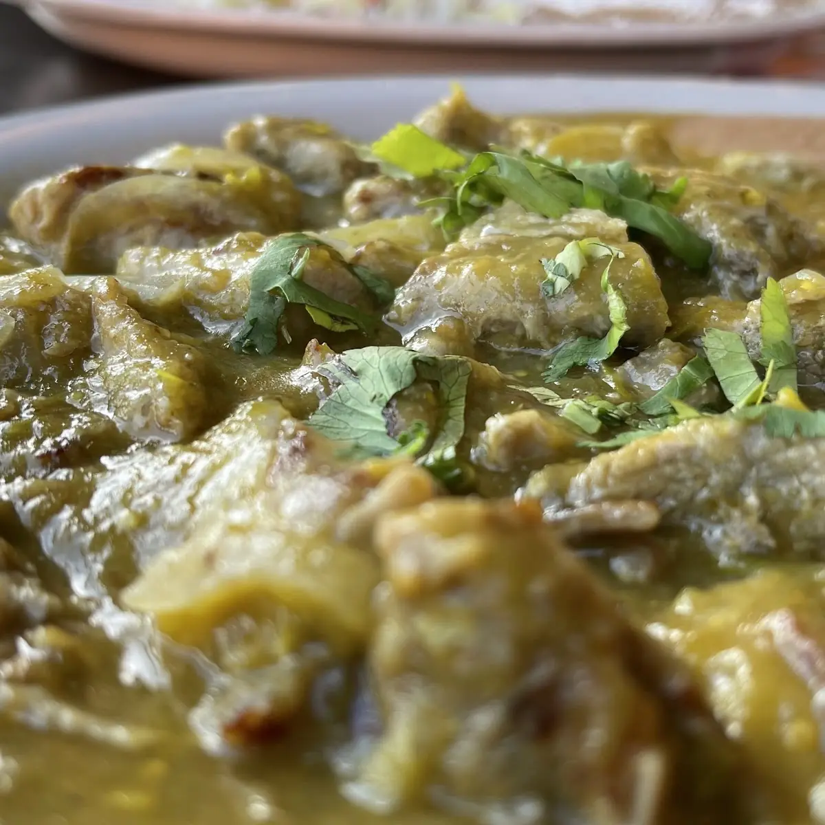 Chicharron En Salsa Verde