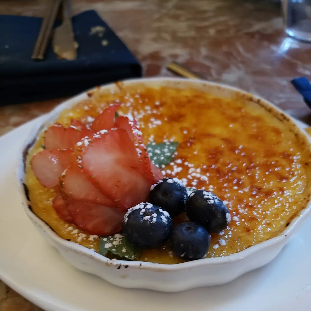 Orange Blossom Creme Brûlée