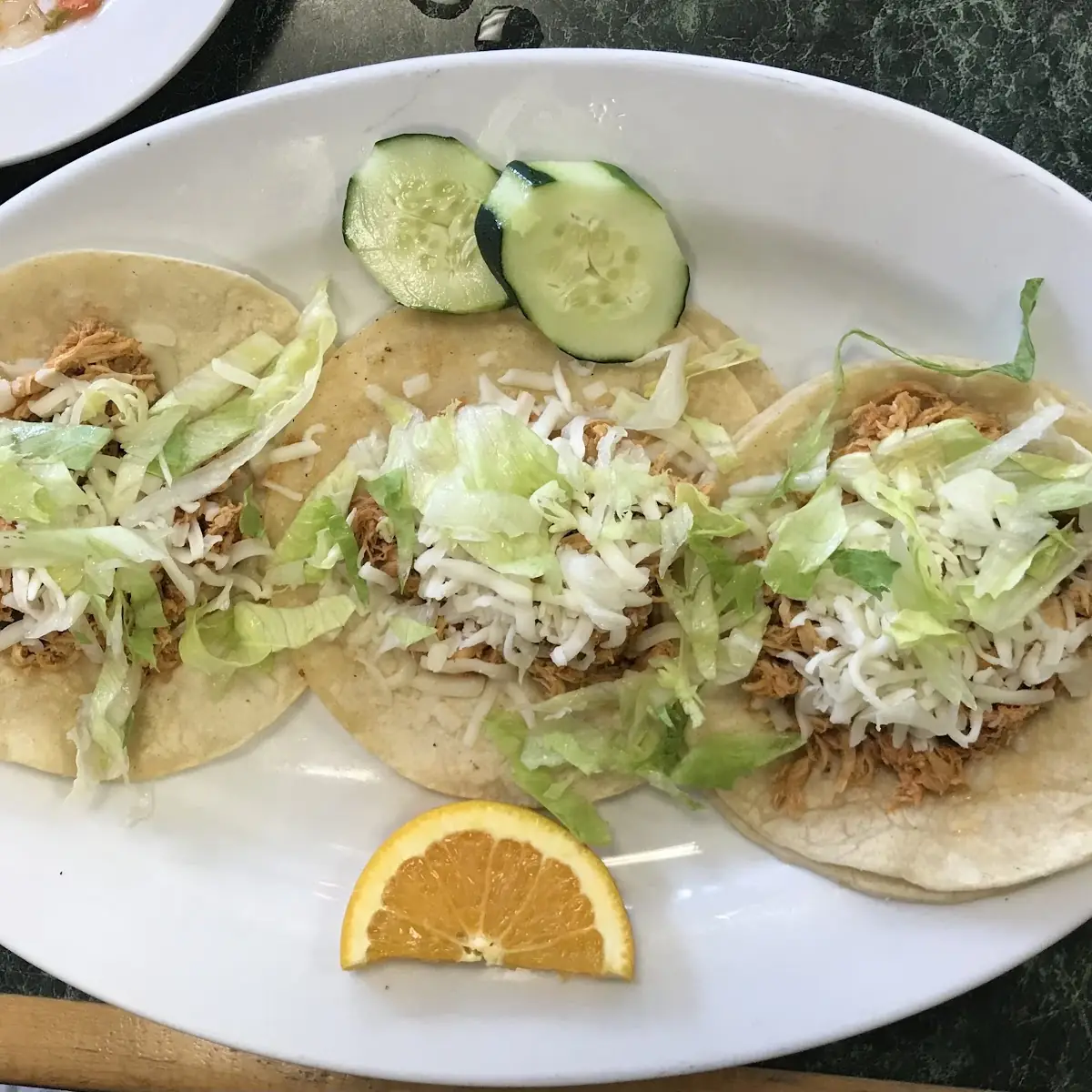 Shredded Chicken Taco