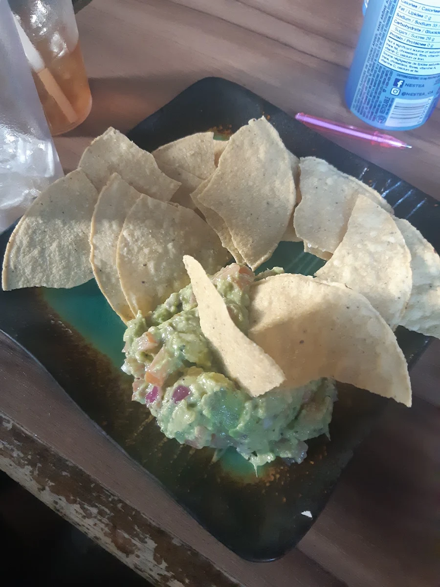 Tostadas Con Guacamole Dip, La Rumba Restaurant and Lounge
