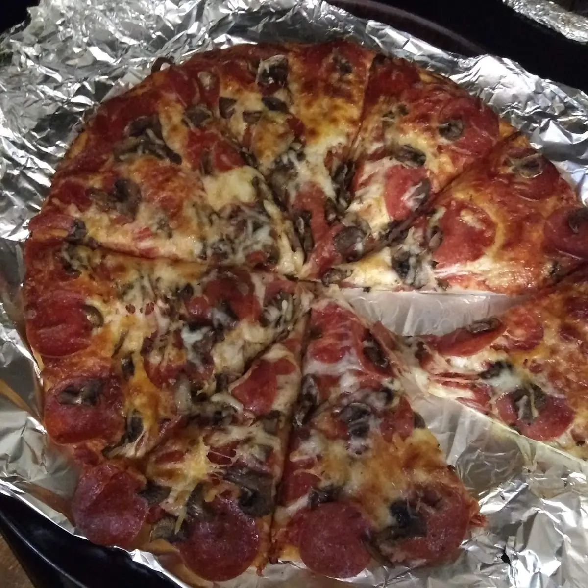 Pepperoni Mushroom Pizza