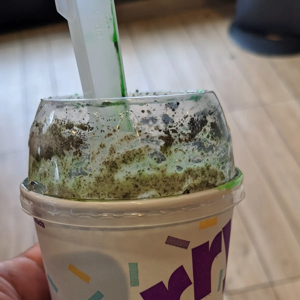 Shamrock Mcflurry with Oreo
