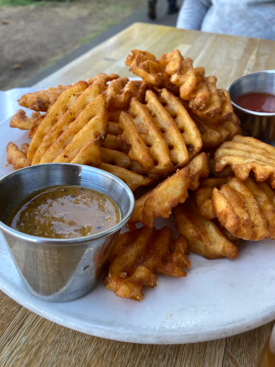 Smoky Blue Waffle Fries