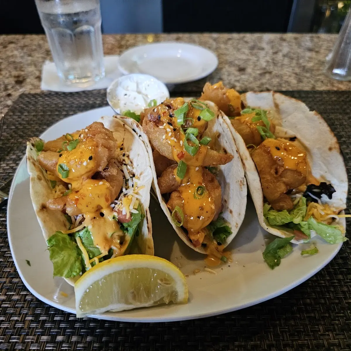 Firecracker Shrimp Tacos