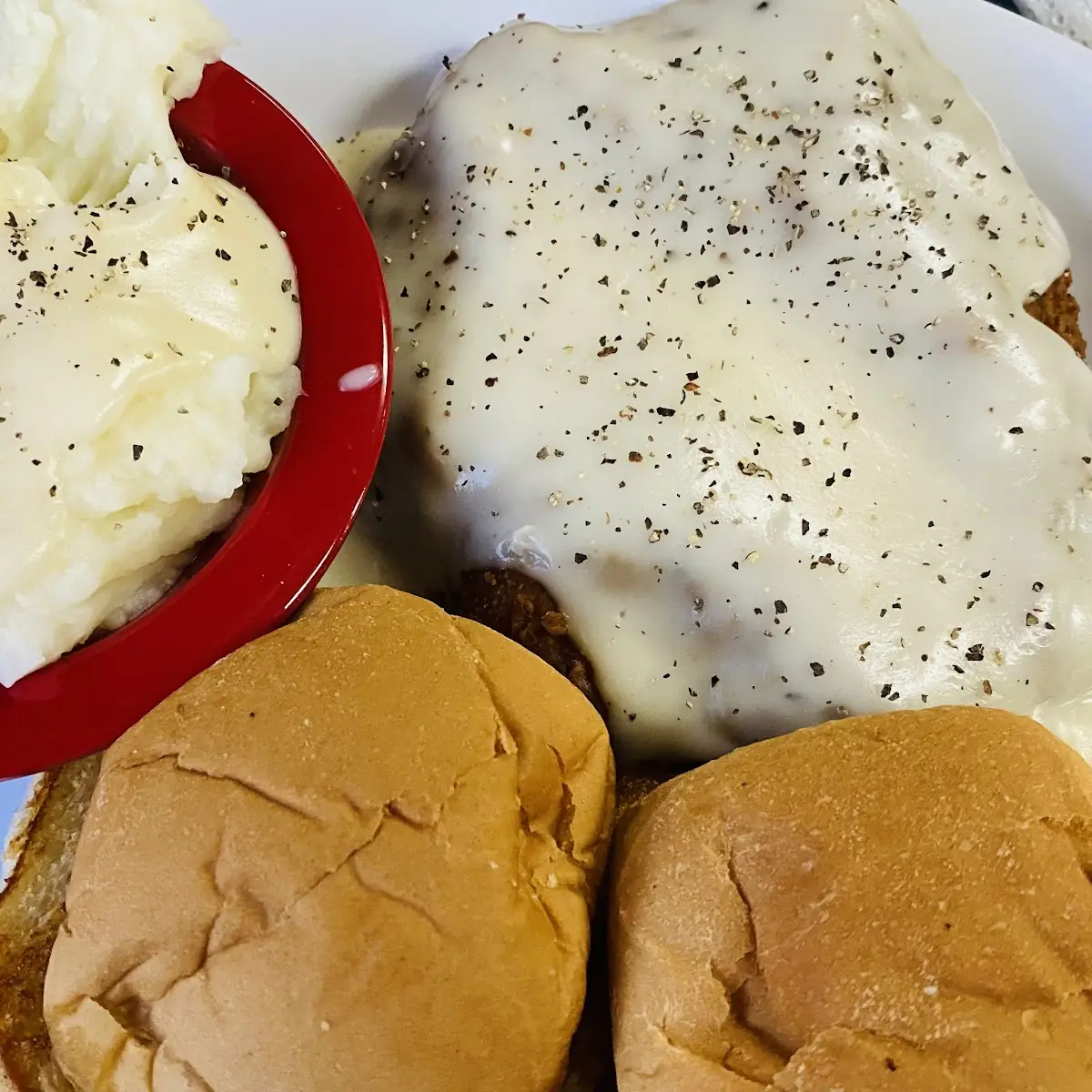 Country Fried Steak Mashed Potatoes and Gravy
